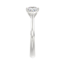 Load image into Gallery viewer, LADIES SOLITAIRE RING 1 1/2CT PRINCESS DIAMOND 14K WHITE GOLD