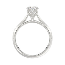 Load image into Gallery viewer, LADIES SOLITAIRE RING 1 1/2CT OVAL DIAMOND 14K WHITE GOLD
