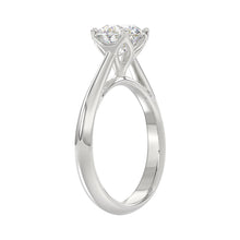 Load image into Gallery viewer, LADIES SOLITAIRE RING 1 1/2CT ROUND DIAMOND 14K WHITE GOLD