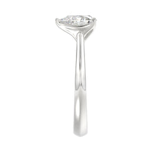 Load image into Gallery viewer, LADIES SOLITAIRE RING 1 1/2CT PEAR DIAMOND 14K WHITE GOLD