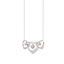 Load image into Gallery viewer, LADIES NECKLACE 1/3CT ROUND DIAMOND 14K WHITE GOLD WITH CHAIN (CENTER STONE ROUND DIAMOND 1/3CT )