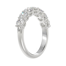 Load image into Gallery viewer, 14K WHITE GOLD 1 3/8CT ROUND DIAMOND LADIES BAND