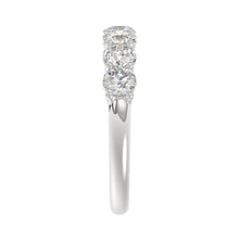 Load image into Gallery viewer, 14K WHITE GOLD 1 3/8CT ROUND DIAMOND LADIES BAND