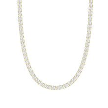 Load image into Gallery viewer, 14K YELLOW GOLD 4.00CT 16&#39;&#39; ROUND DIAMOND LADIES TENNIS NECKLACE
