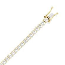 Load image into Gallery viewer, LADIES BRACELET 7CT ROUND DIAMOND 14K YELLOW GOLD

