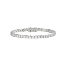 Load image into Gallery viewer, LADIES BRACELET 9CT ROUND DIAMOND 14K WHITE GOLD
