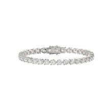 Load image into Gallery viewer, LADIES BRACELET 7CT ROUND DIAMOND 14K WHITE GOLD
