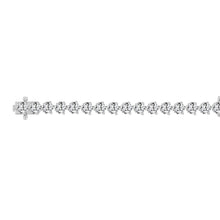 Load image into Gallery viewer, LADIES BRACELET 7CT ROUND DIAMOND 14K WHITE GOLD
