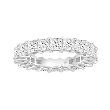 Load image into Gallery viewer, LADIES ETERNITY BAND 4 3/4CT PRINCESS DIAMOND 14K WHITE GOLD
