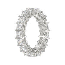 Load image into Gallery viewer, LADIES ETERNITY BAND 4 3/4CT PRINCESS DIAMOND 14K WHITE GOLD
