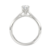 Load image into Gallery viewer, LADIES SOLITAIRE RING 1CT PEAR DIAMOND 14K WHITE GOLD
