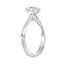Load image into Gallery viewer, LADIES SOLITAIRE RING 1CT PEAR DIAMOND 14K WHITE GOLD
