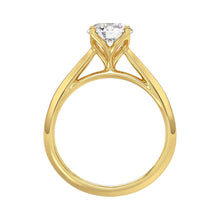 Load image into Gallery viewer, LADIES SOLITAIRE RING 1 1/2CT ROUND DIAMOND 14K YELLOW GOLD
