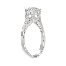 Load image into Gallery viewer, LADIES RING 2CT ROUND DIAMOND 14K WHITE GOLD (CENTER STONE ROUND DIAMOND 1 5/8CT )
