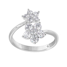Load image into Gallery viewer, LADIES RING 1CT ROUND DIAMOND 14K WHITE GOLD
