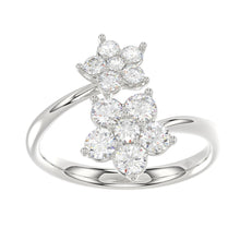 Load image into Gallery viewer, LADIES RING 1CT ROUND DIAMOND 14K WHITE GOLD
