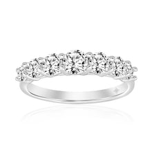 Load image into Gallery viewer, LADIES BAND 1 1/4CT ROUND DIAMOND 14K WHITE GOLD
