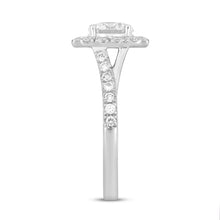 Load image into Gallery viewer, LADIES RING 1 1/2CT ROUND DIAMOND 14K WHITE GOLD (CENTER STONE ROUND DIAMOND 1CT)
