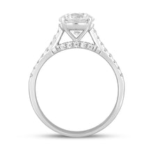 Load image into Gallery viewer, LADIES RING 1 3/4CT ROUND DIAMOND 14K WHITE GOLD (CENTER STONE ROUND DIAMOND 1 1/2CT )
