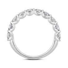 Load image into Gallery viewer, LADIES BAND 1CT ROUND DIAMOND 14K WHITE GOLD

