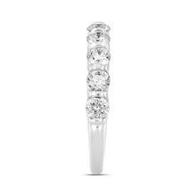 Load image into Gallery viewer, LADIES BAND 1CT ROUND DIAMOND 14K WHITE GOLD
