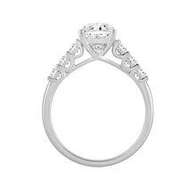 Load image into Gallery viewer, 14K WHITE GOLD 2 3/8CT ROUND DIAMOND LADIES RING (CENTER STONE ROUND DIAMOND 2CT )
