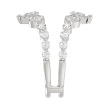 Load image into Gallery viewer, LADIES ENHANCERS RING 1 1/2CT ROUND/PEAR/OVAL DIAMOND 14K WHITE GOLD
