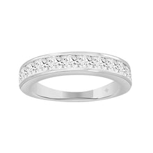 Load image into Gallery viewer, 14K WHITE GOLD 1 1/2CT PRINCESS DIAMOND LADIES BAND
