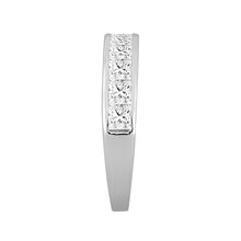 Load image into Gallery viewer, 14K WHITE GOLD 1 1/2CT PRINCESS DIAMOND LADIES BAND
