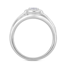 Load image into Gallery viewer, 14K WHITE GOLD 3/4CT ROUND DIAMOND MEN&#39;S RING
