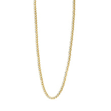 Load image into Gallery viewer, MENS NECKLACE 7CT ROUND DIAMOND 14K YELLOW GOLD 
