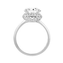 Load image into Gallery viewer, LADIES RING 3 3/8CT ROUND DIAMOND 14K WHITE GOLD (CENTER STONE ROUND DIAMOND 3CT )

