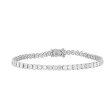 Load image into Gallery viewer, LADIES BRACELET 7CT OVAL DIAMOND 14K WHITE GOLD
