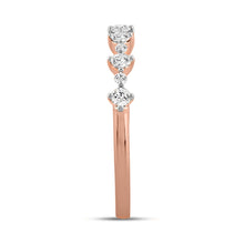Load image into Gallery viewer, LADIES BRIDAL SET 2 1/2CT ROUND DIAMOND 14K ROSE GOLD (CENTER STONE PRINCESS DIAMOND 2CT)
