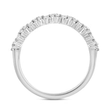 Load image into Gallery viewer, LADIES BRIDAL SET 2 1/2CT ROUND DIAMOND 14K WHITE GOLD (CENTER STONE PRINCESS DIAMOND 2CT )
