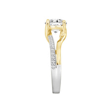 Load image into Gallery viewer, LADIES RING 2 1/4CT ROUND DIAMOND 14K WHITE/YELLOW GOLD (CENTER STONE ROUND DIAMOND 2CT )

