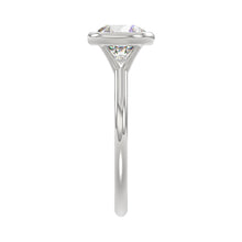 Load image into Gallery viewer, LADIES SOLITAIRE RING 3CT ROUND DIAMOND 14K WHITE GOLD (CENTER STONE ROUND DIAMOND 3CT )
