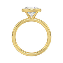Load image into Gallery viewer, LADIES SOLITAIRE RING 3CT ROUND DIAMOND 14K YELLOW GOLD (CENTER STONE ROUND DIAMOND 3CT )
