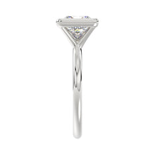 Load image into Gallery viewer, LADIES SOLITAIRE RING 3CT PRINCESS DIAMOND 14K WHITE GOLD (CENTER STONE PRINCESS DIAMOND 3CT )
