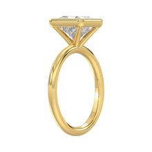 Load image into Gallery viewer, LADIES SOLITAIRE RING 3CT PRINCESS DIAMOND 14K YELLOW GOLD (CENTER STONE PRINCESS DIAMOND 3CT )

