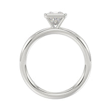 Load image into Gallery viewer, LADIES SOLITAIRE RING 1CT PRINCESS DIAMOND 14K WHITE GOLD (CENTER STONE PRINCESS DIAMOND 1CT )
