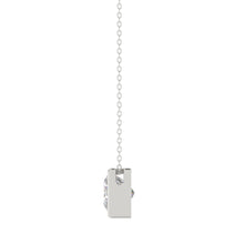Load image into Gallery viewer, LADIES SOLITAIRE PENDANT 1CT PRINCESS DIAMOND 14K WHITE GOLD WITH CHAIN
