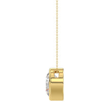 Load image into Gallery viewer, LADIES SOLITAIRE PENDANT 2CT ROUND DIAMOND 14K YELLOW GOLD
