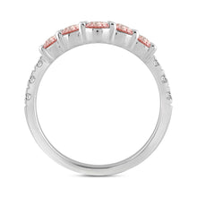 Load image into Gallery viewer, LADIES BAND 1CT ROUND DIAMOND 14K WHITE GOLD 
