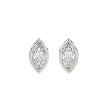 Load image into Gallery viewer, LADIES SOLITAIRE EARRINGS 2CT MARQUISE DIAMOND 14K WHITE GOLD
