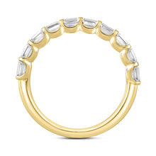 Load image into Gallery viewer, LADIES BAND 1CT EMERALD DIAMOND 14K YELLOW GOLD
