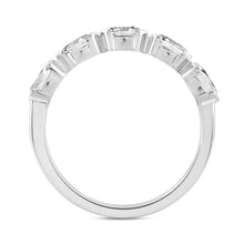 Load image into Gallery viewer, LADIES BAND 1CT OVAL DIAMOND 14K WHITE GOLD
