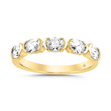 Load image into Gallery viewer, LADIES BAND 1CT OVAL DIAMOND 14K YELLOW GOLD
