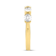 Load image into Gallery viewer, LADIES BAND 1CT OVAL DIAMOND 14K YELLOW GOLD
