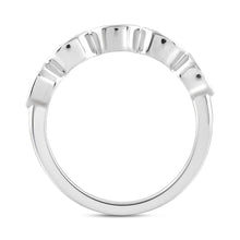 Load image into Gallery viewer, LADIES BAND 1CT OVAL DIAMOND 14K WHITE GOLD
